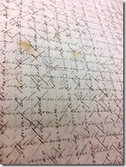 cross wriiten letter