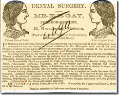 replacement teeth in 1861