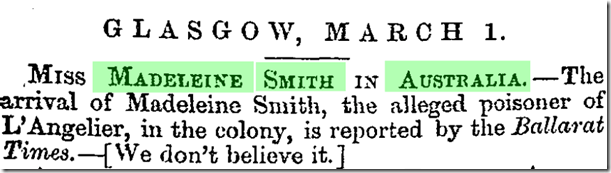 glasgow heral 1 march 1858