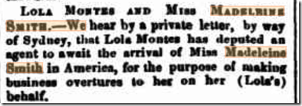 lola Montez and madeleine smith