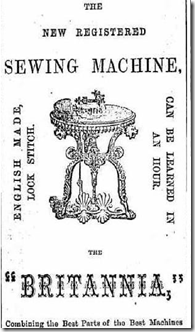 britannia sewing machine